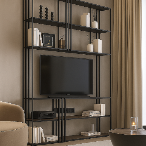 Стеллаж с в тонком профиле