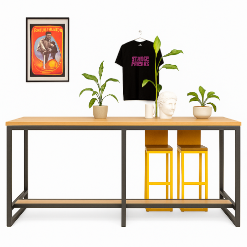 Стол лофт из массива лиственницы