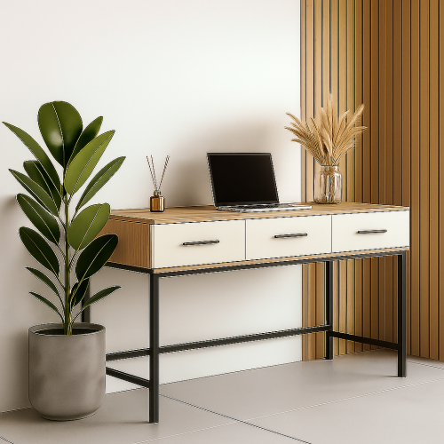 Рабочий стол с выдвижными ящиками