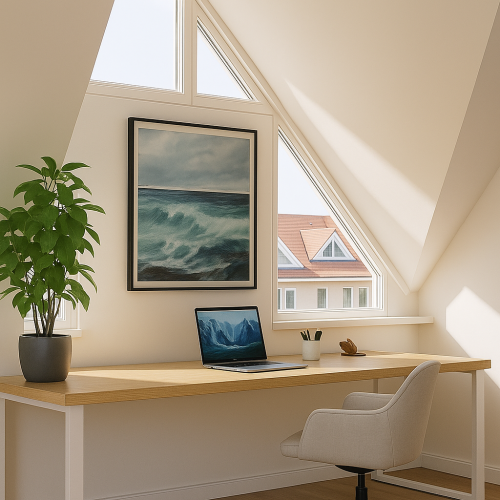 Рабочий стол  из дубового массива