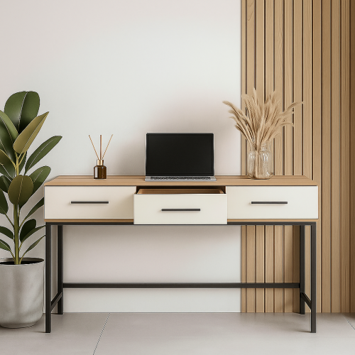 Рабочий стол с выдвижными ящиками