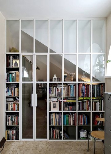 Белая перегородка в кабинет