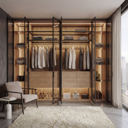 Гардеробный шкаф 