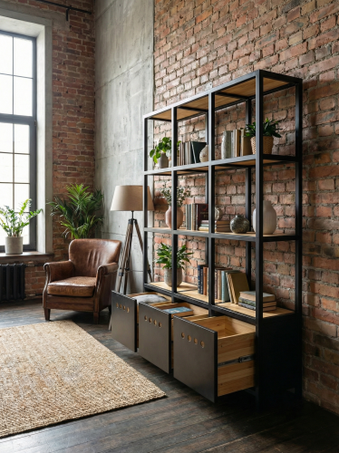 Стеллаж лофт 