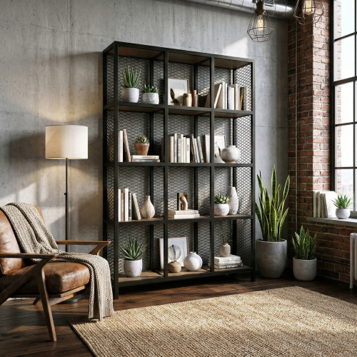 Стеллаж в стиле лофт "Джагги"