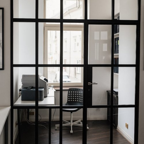 Лофт перегородка в кабинет/ распашная