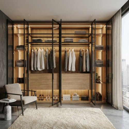 Гардеробный шкаф 