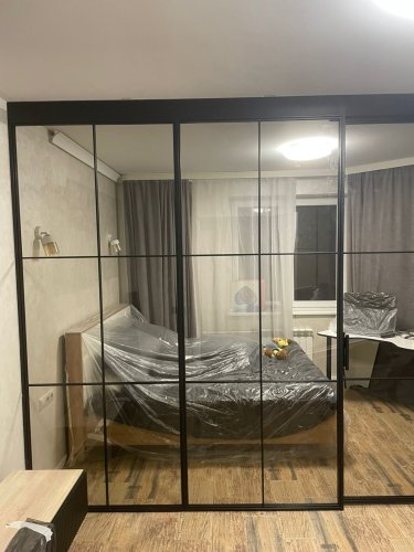 Раздвижная перегородка с тонким профилем